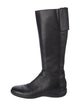 Prada Sport Leather Riding Boots