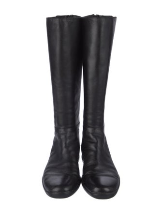 Prada Sport Leather Riding Boots