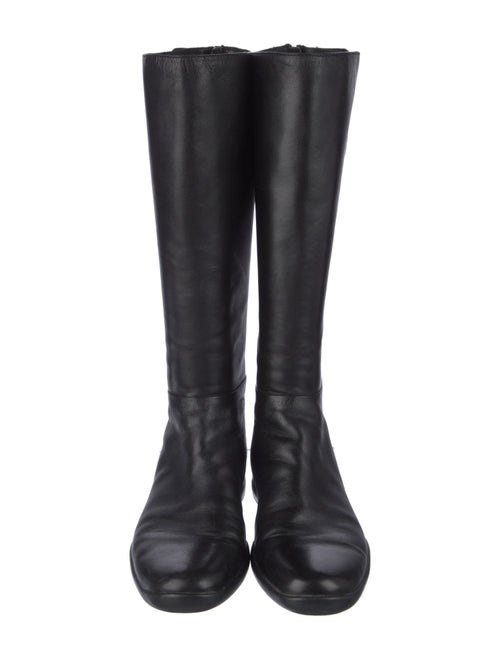 Prada Sport Leather Riding Boots