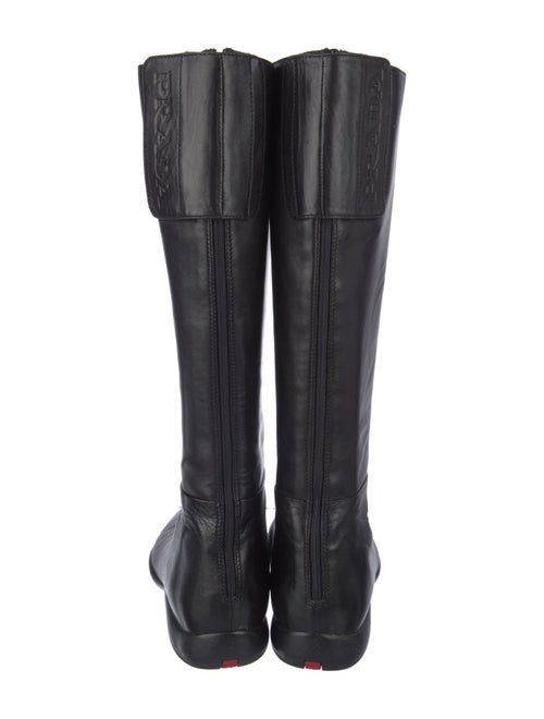 Prada Sport Leather Riding Boots