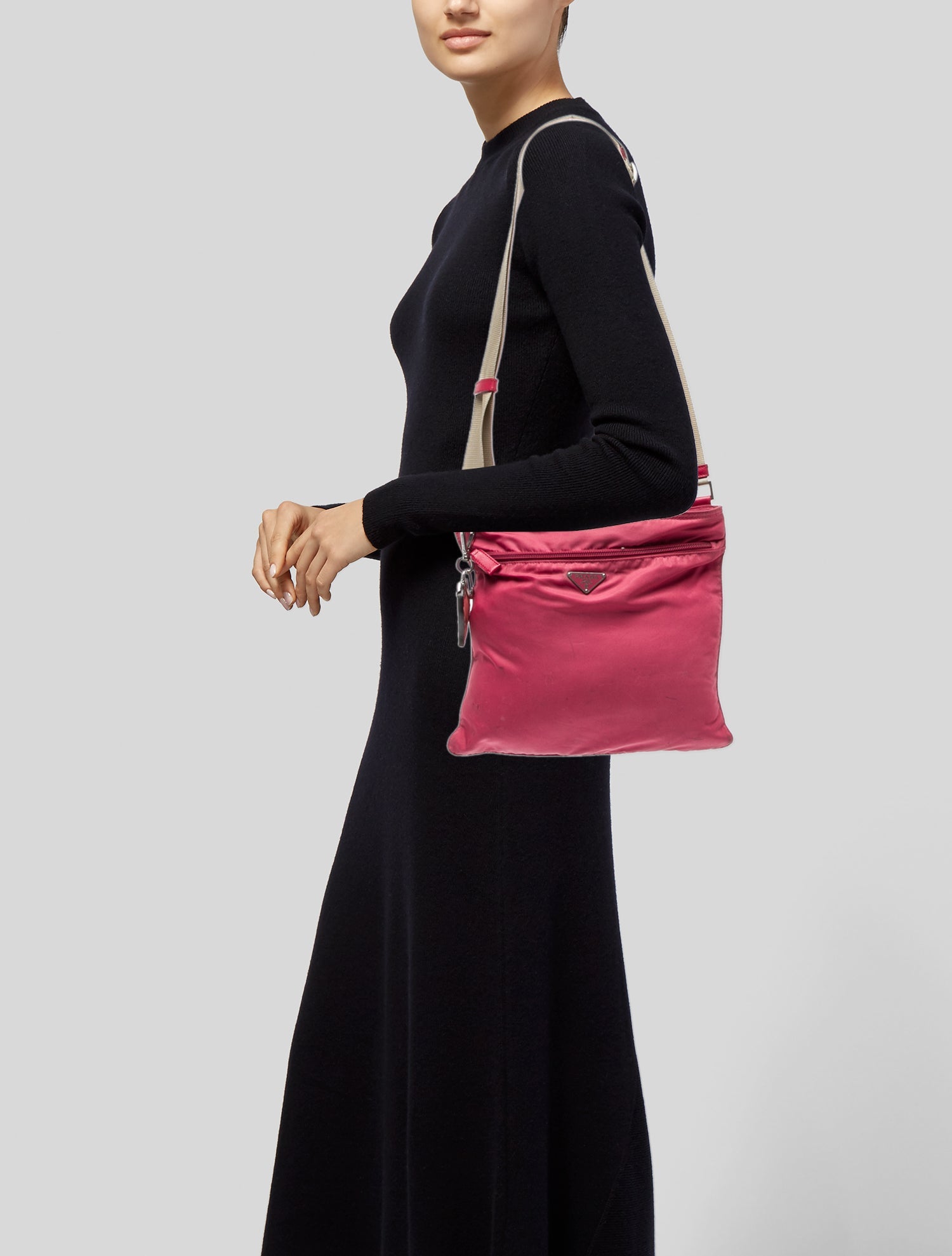 Prada Tessuto Nylon Shoulder Bag