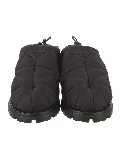 Prada Nylon Lace-Up Boots