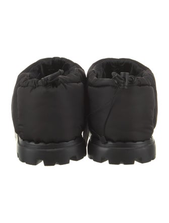 Prada Nylon Lace-Up Boots