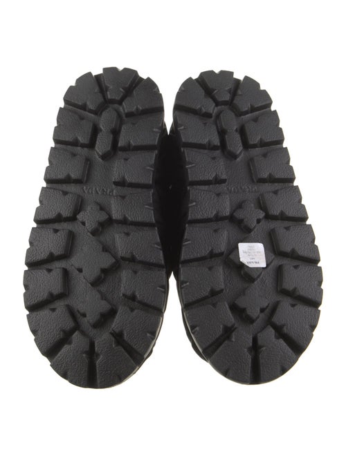 Prada Nylon Lace-Up Boots