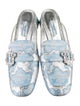 Prada Printed Crystal Embellishments Mules