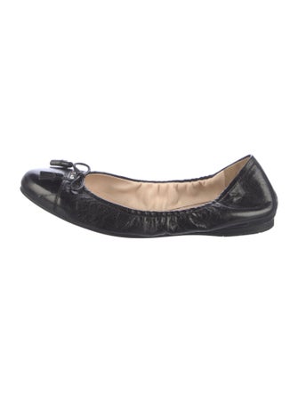 Prada Leather Ballet Flats