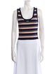 Prada 2025 Striped Crop Top