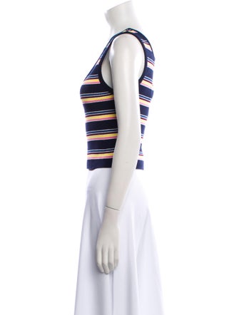 Prada 2025 Striped Crop Top