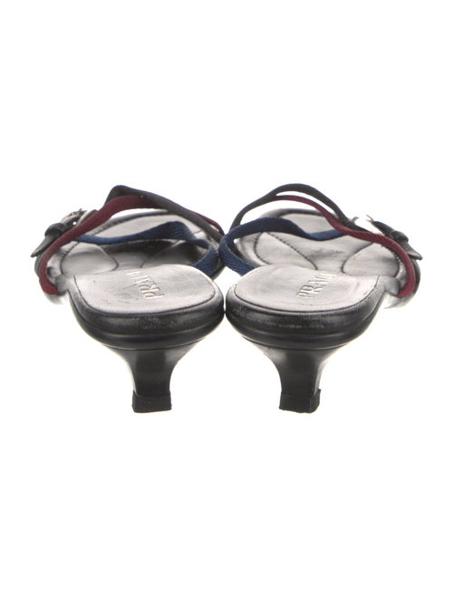 Prada Colorblock Pattern Slides