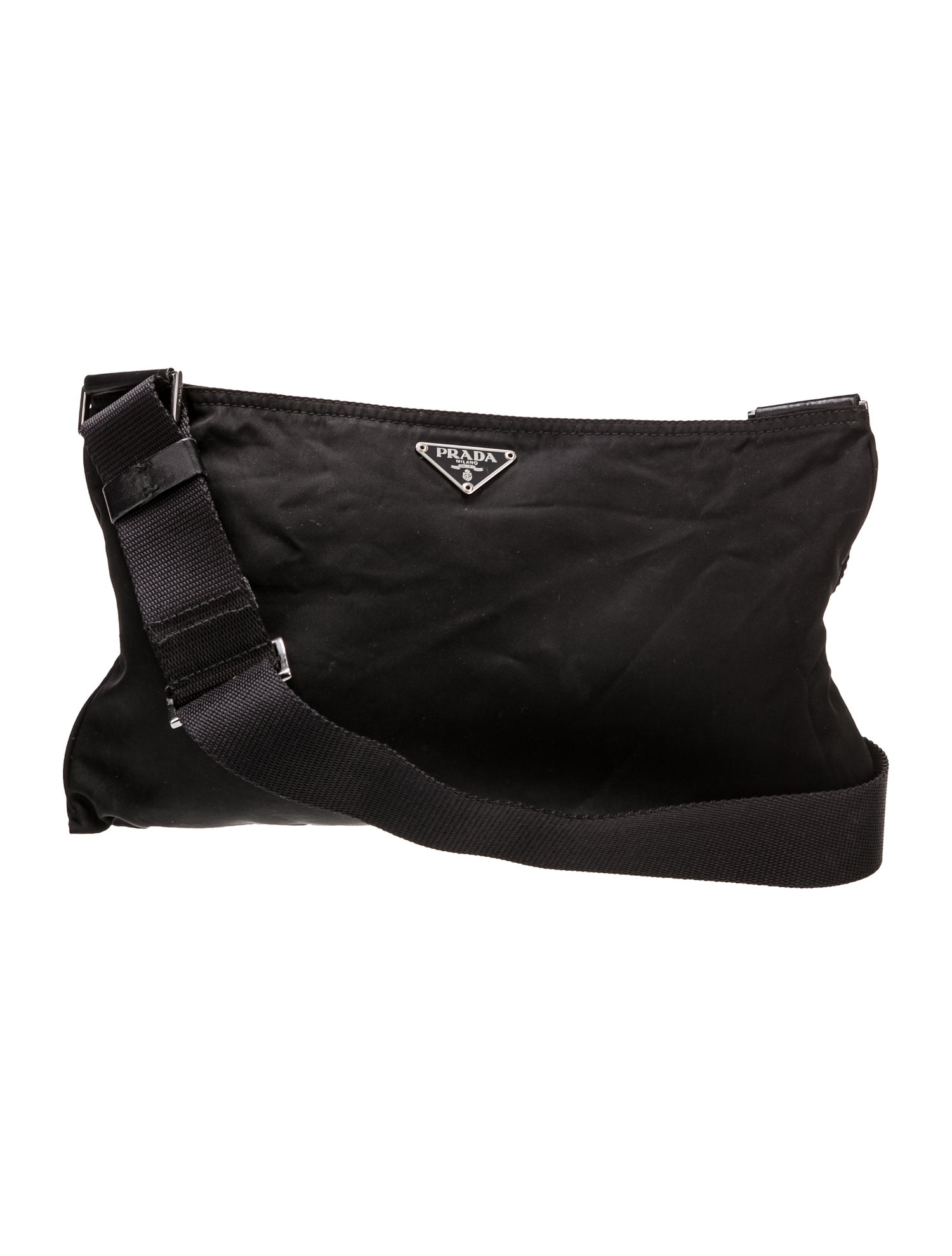 Prada Vela Nylon Shoulder Bag