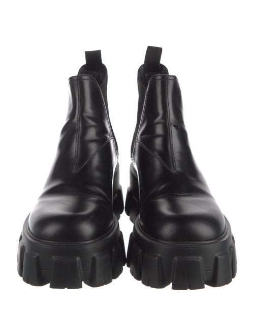 Prada Leather Chelsea Boots