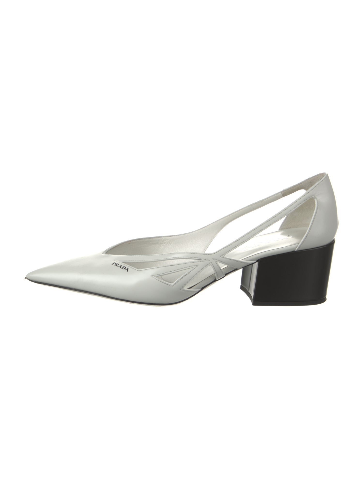 Prada Leather Slingback Pumps
