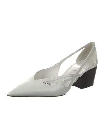 Prada Leather Slingback Pumps