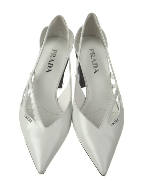 Prada Leather Slingback Pumps