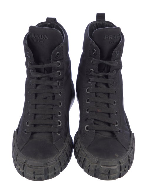 Prada Nylon Wedge Sneakers