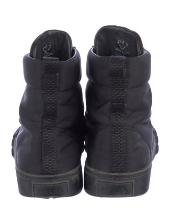 Prada Nylon Wedge Sneakers