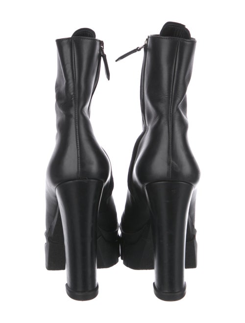 Prada Leather Lace-Up Boots