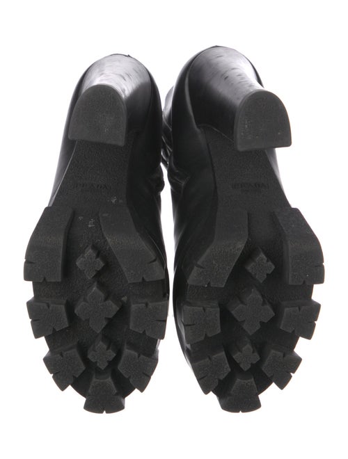 Prada Leather Lace-Up Boots