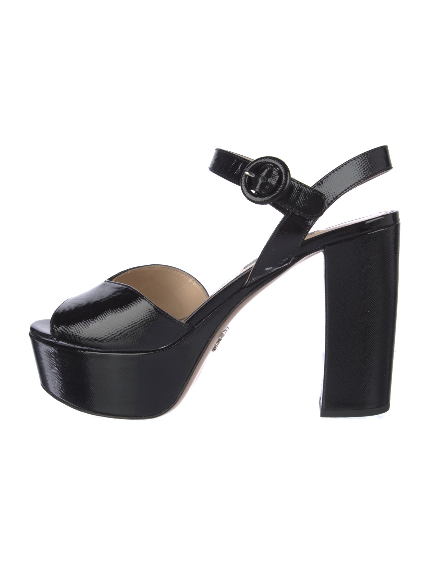 Prada Patent Leather Sandals