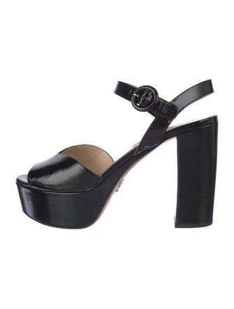 Prada Patent Leather Sandals