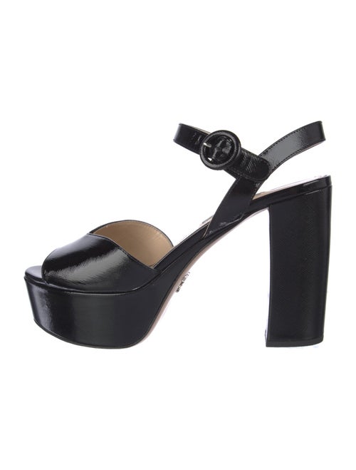 Prada Patent Leather Sandals