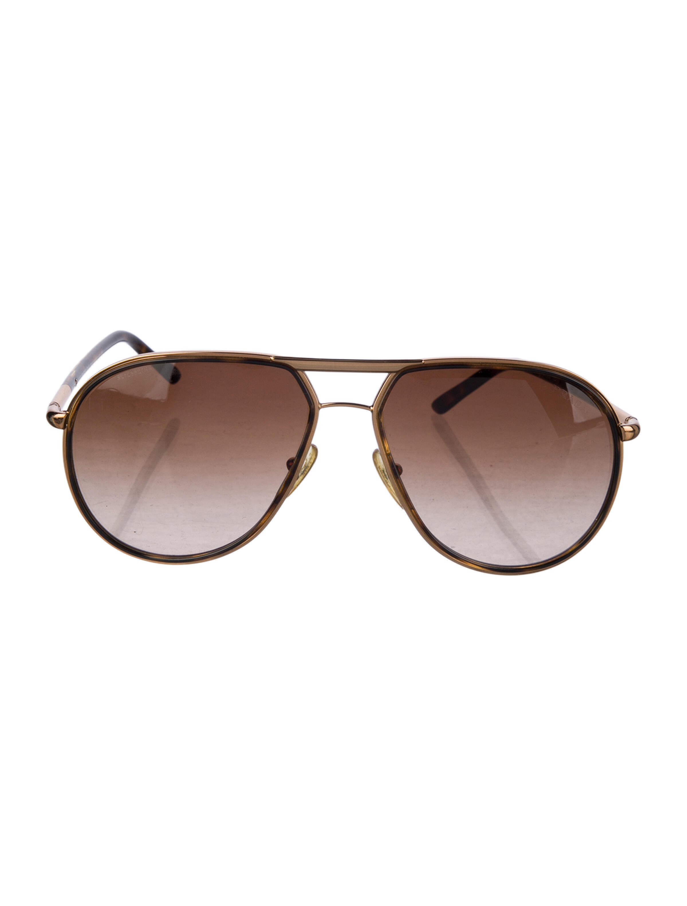 Prada Aviator Gradient Sunglasses