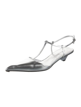 Prada Leather T-Strap Pumps