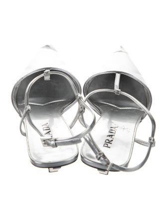 Prada Leather T-Strap Pumps