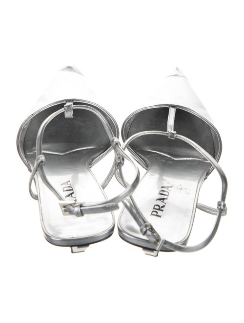 Prada Leather T-Strap Pumps