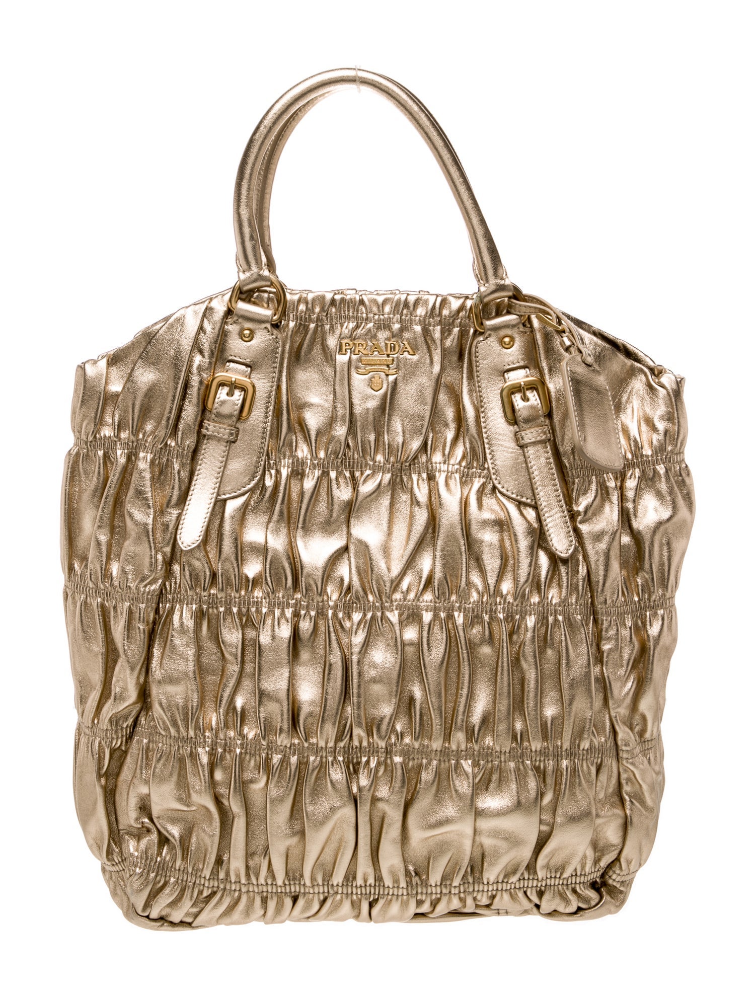 Prada Nappa Leather Top Handle Bag