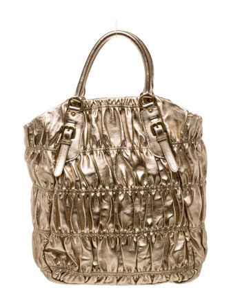 Prada Nappa Leather Top Handle Bag