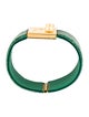 Prada Leather Alligator Wrap Bracelet