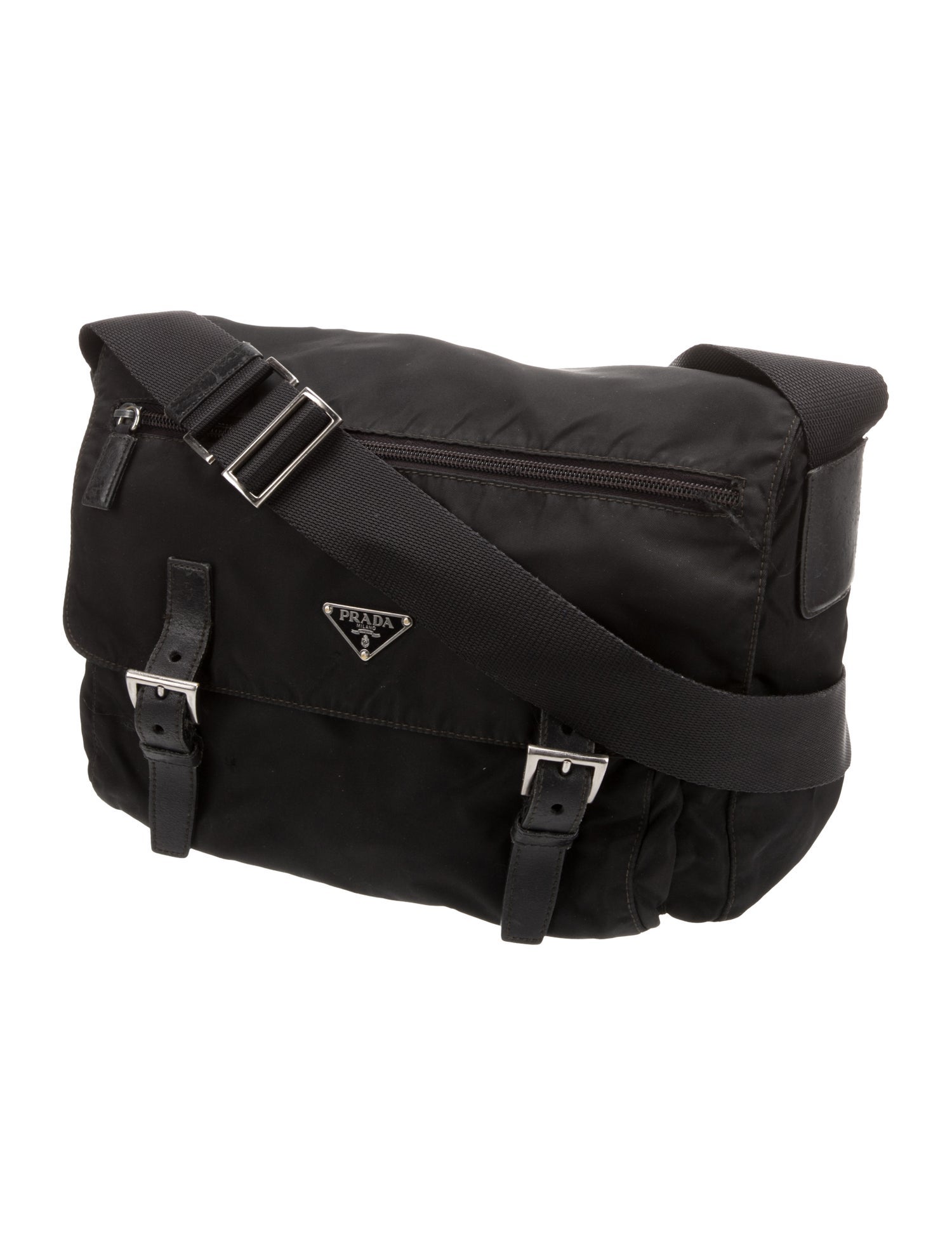 Tessuto Nylon Messenger Bag