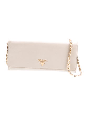 Prada Saffiano Leather Metal