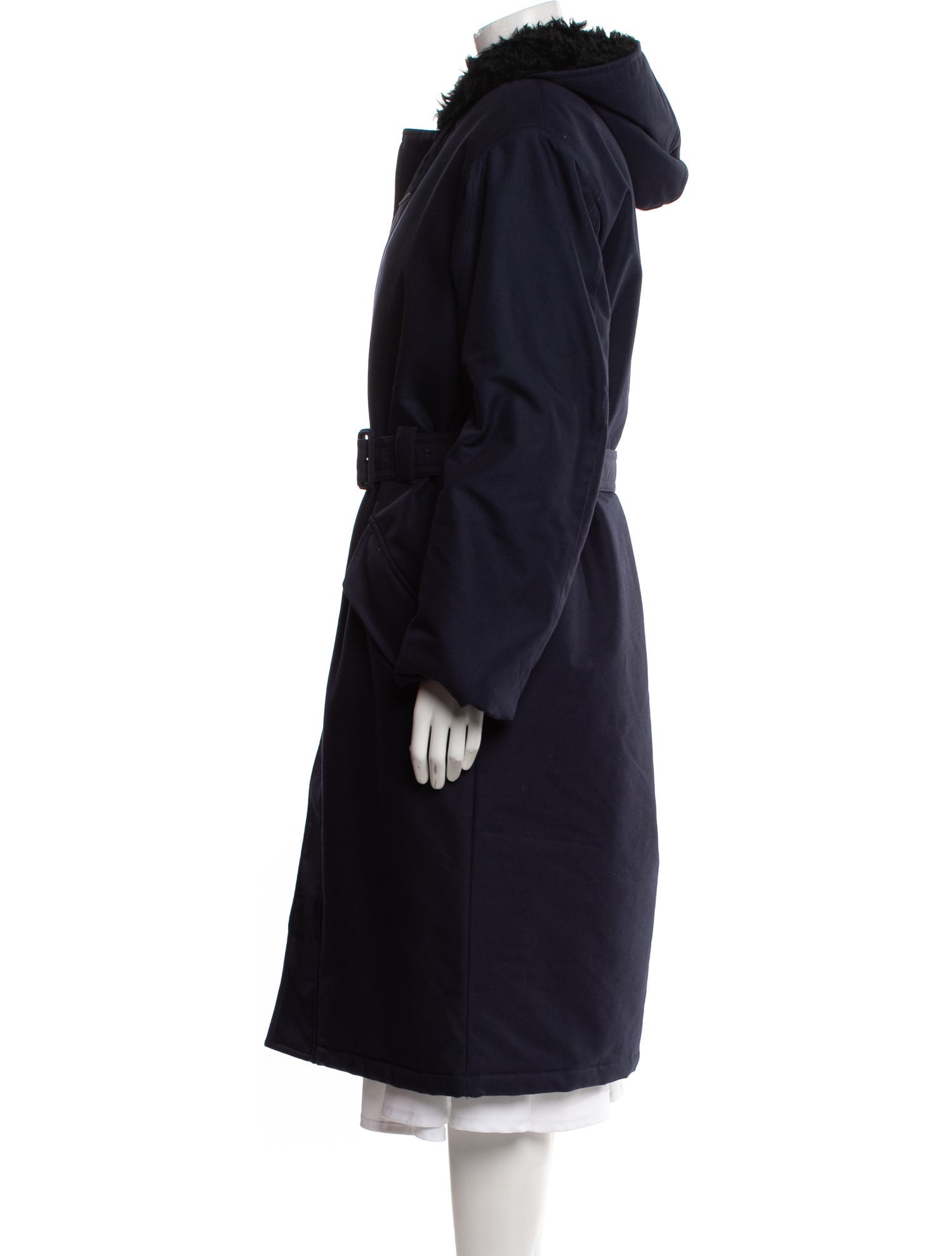 Prada 2022 Enameled Metal Triangle Coat w/ Tags