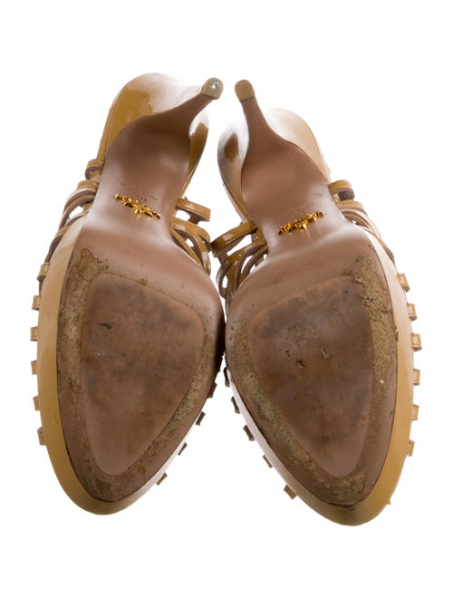 Prada Patent Leather Slingback Pumps