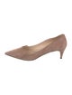 Prada Suede Scalloped Accent Pumps