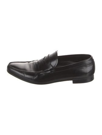 Prada Leather Dress Loafers