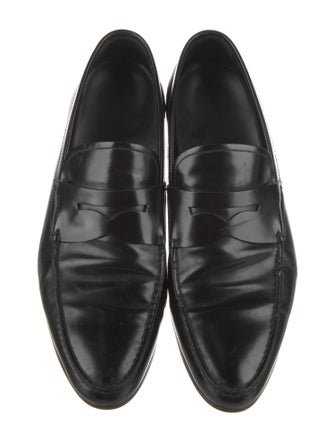 Prada Leather Dress Loafers