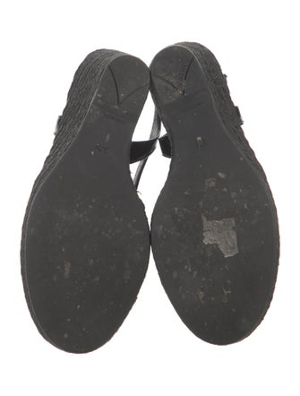 Prada Patent Leather Slingback Sandals