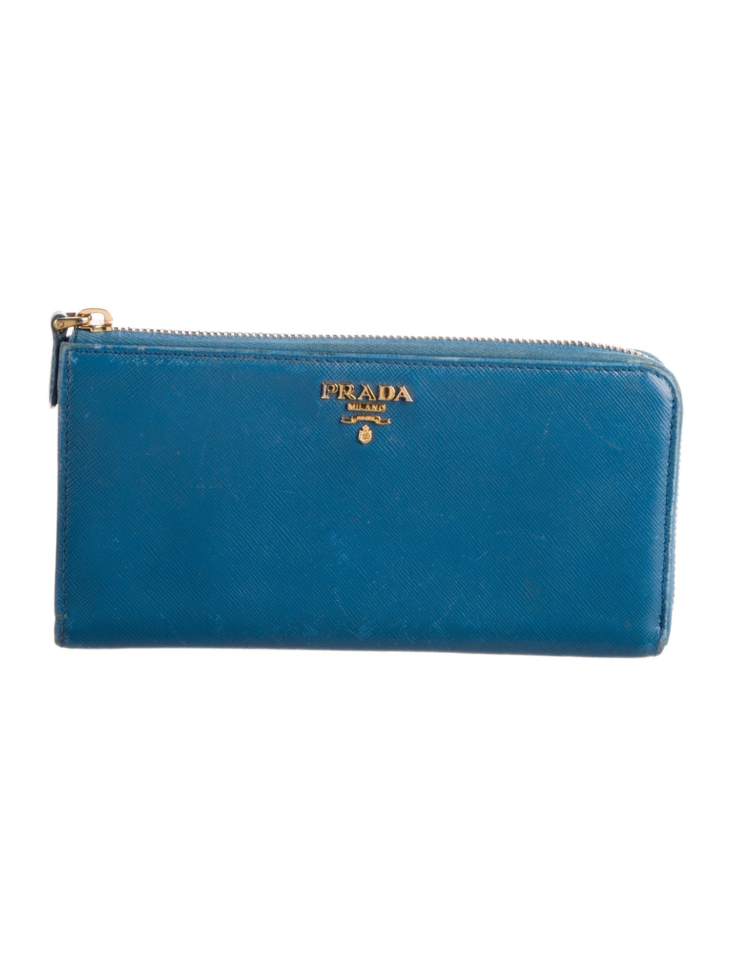 Prada Saffiano Metal Leather Wallet