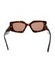 Prada Square Tinted Sunglasses