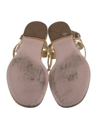 Prada Leather Slingback Sandals