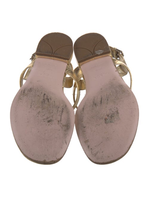 Prada Leather Slingback Sandals