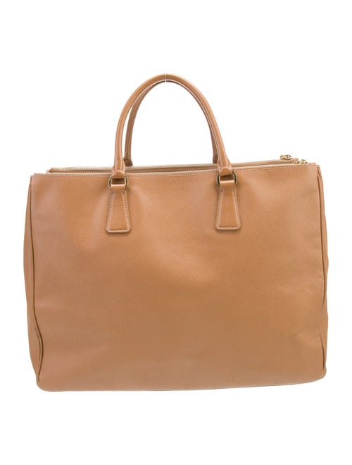 Prada Saffiano Leather Galleria Double Zip XL