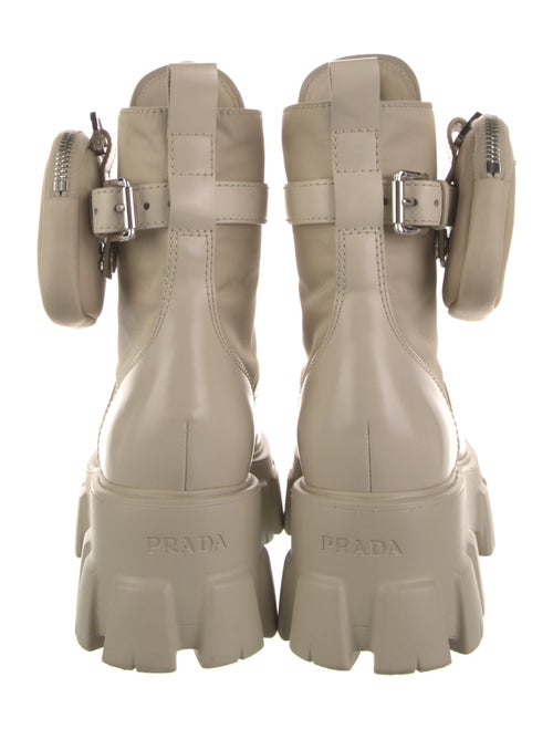 Prada Leather Combat Boots