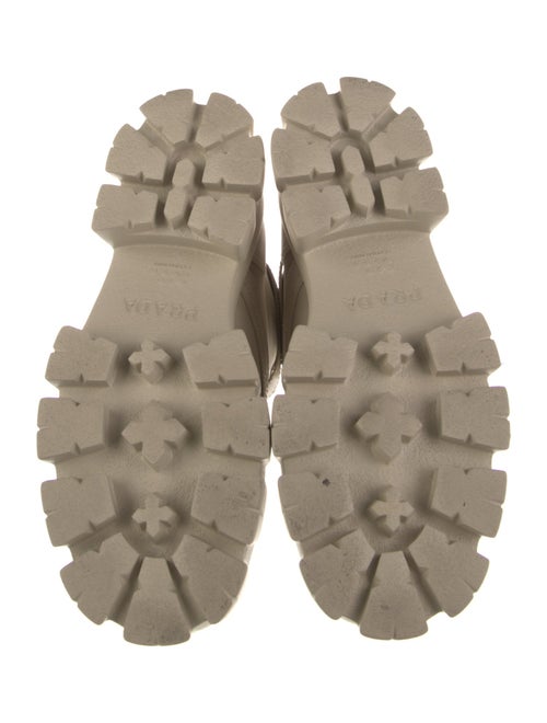 Prada Leather Combat Boots