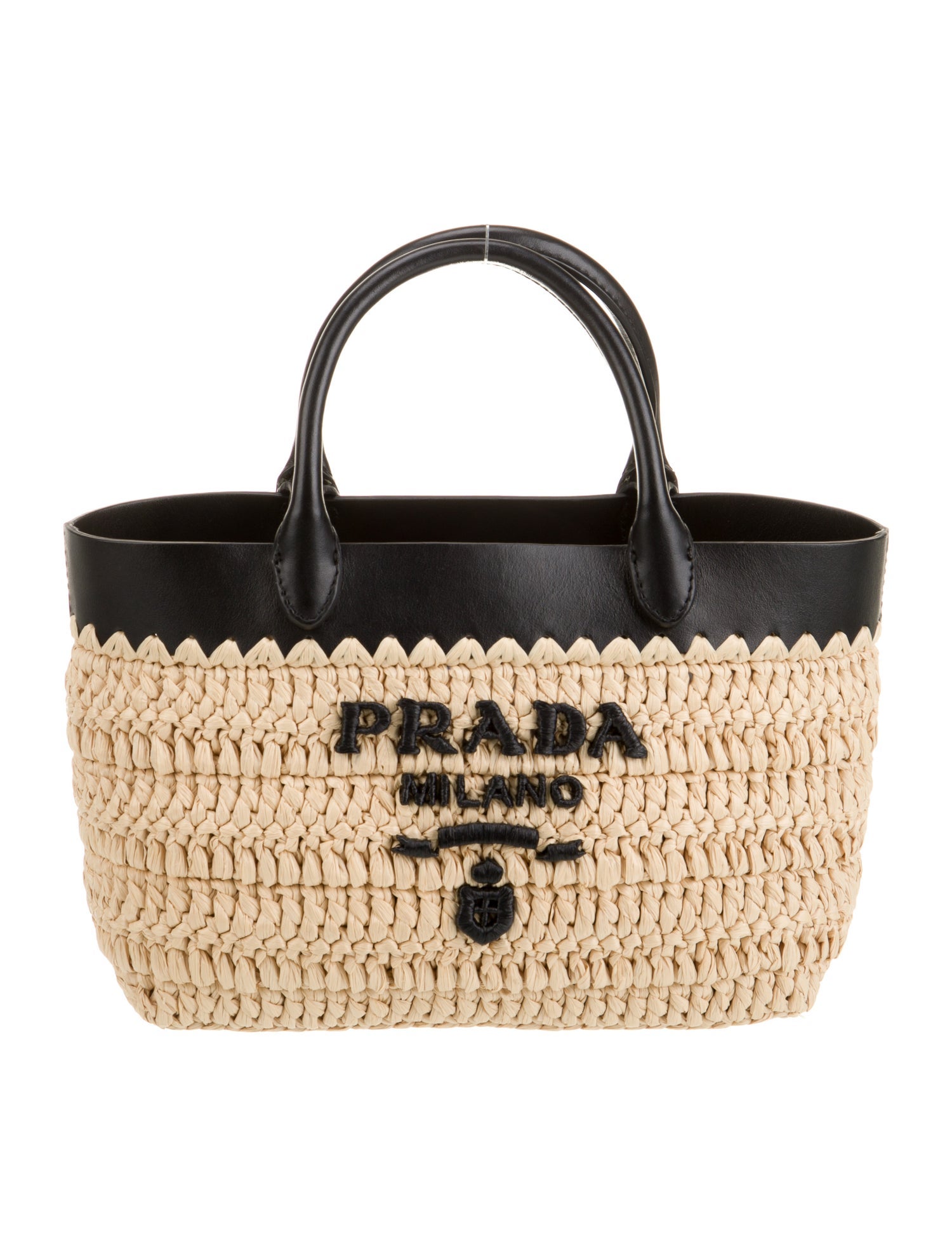 Prada Raffia Tote