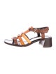 Prada Leather Gladiator Sandals