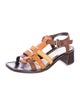 Prada Leather Gladiator Sandals